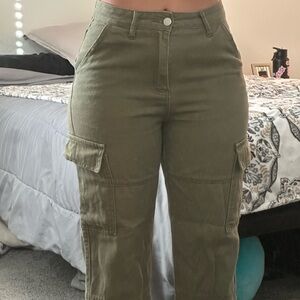 Olive Green Cargo Pants
